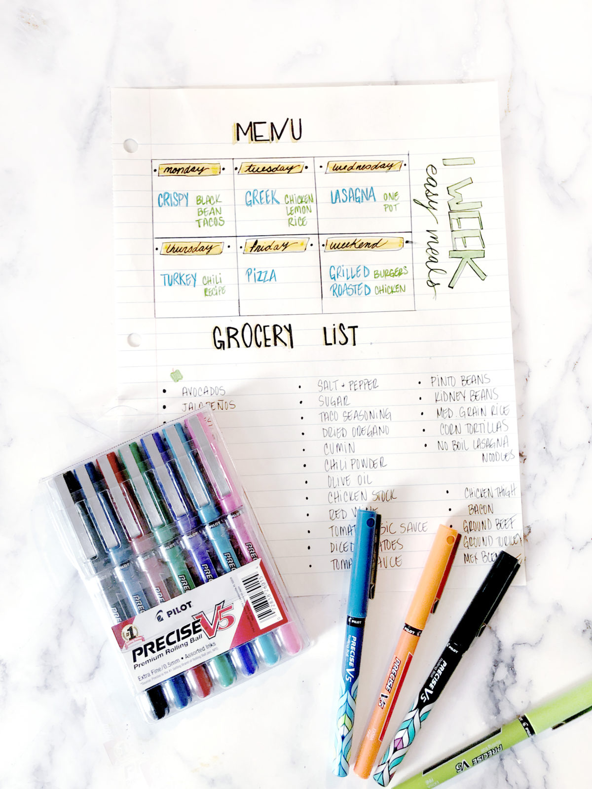 How to create a beautiful, hand written, bullet style to do list ...