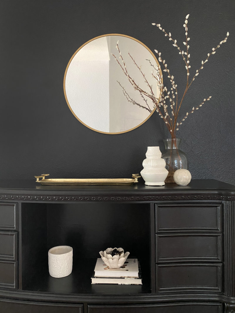 The Glam Modern Entryway Black Wall » Glammed Events