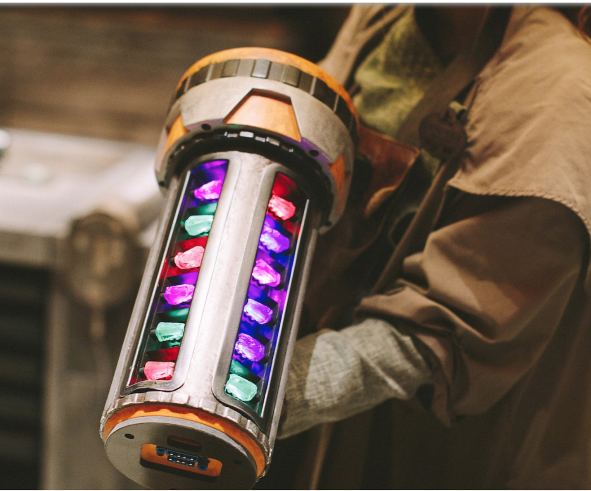 Lightsaber hand built Experience at Disney World » Glammed Events