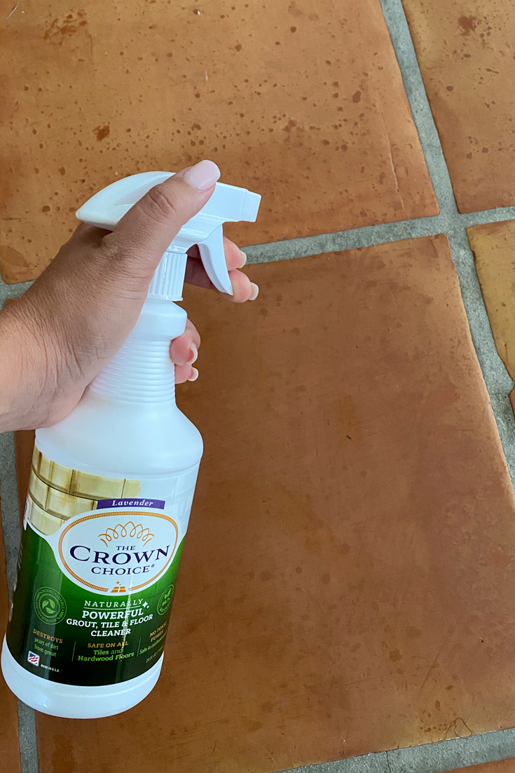 Cleaning Grout on Saltillo Tile
